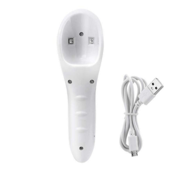 Nail Dryers Monja 5W Mini White Handheld LED Art Dryer USB Charging UV Gel Quick Drying Potherapy Lamp Manicure Tool277