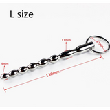 Chastity Devices 3 Sizes Male Fetish Sex Toy Penis Plug Urethral Sound Chastity Dilator Stimulating Stainless Steel Penis Masturbation Adult Product