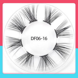 DIY Eyelash Extension Segmented Eyelashes Individual Lash Pre-cut Segment Silk 3D Lashes Make Up266