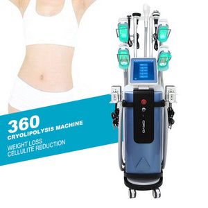 5 Handles Cryo Slimming Machine Lipo Massage Cryolipolyse Fat Freezing Slim Treatment Body Reshape Freeze 40k Cvitation Rf Lipolaser Beauty Equipment