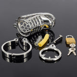 2023 Snake Chastity Devices 85mm Length Stainless Steel Men Cb Cock Cages for Bdsm