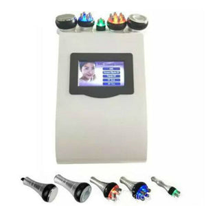 5 in1 Ultrasonic Liposuction 40k Cavitation Beauty Equipment Vacuum Bipolor Rf Machine Slimming