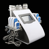 40K Ultrasonic Liposuction Cavitation 8 Pads Laser Vacuum Rf Skin Care Salon Slimming Machine