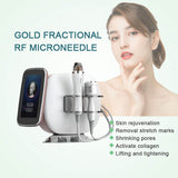 Gold RF Micro Needling Skin Care Beauty Machine Microneedling Reduce Wrinkle Tighten Skin Pores Removal RF Beauty Equipment266