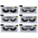 Custom False Lashes Mink Fur 3d Mink EyeLashes Eyelash Messy Extension203