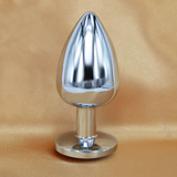 New Arrival Metal Anal Plug 3 Sizes Toys Butt Plug Sex Toy Crystal Jewel for Sale