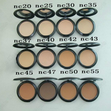 Face Powder Makeup Plus Foundation Pressed Matte Natural Make Up Facial Easy to Wear 15g All NC 12 Colors for Chooes254