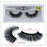 Custom False Lashes Mink Fur 3d Mink EyeLashes Eyelash Messy Extension203