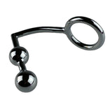 Adult Chastity Belts Toys Anal Hook Double Balls Penis Ring 2 Kinds Size Stainless Steel Bondage Gay Sm Game Tail Plug