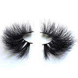 100% 25mm Lashes 3D False Eyelashes Crisscross Natural Fake Makeup Mink Extension Eyelash203