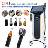 Free Logo Diode 755 808 1064 Titanium Picosecond Laser Tattoo Removal 3 Wavelength Diode Laser Hair Removal Diode Laser