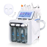 H2 02 Small Bubble Hydro Oxygen Sprayer 7 In 1 Beauty Microdermabrasion Aqual Peel Facial Machine with Led Mask