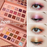 Eyeshadow Palette 18 Colors Metallic Glitter Matte Pigmented Eye Shadow Powder Make Up Products Easy To Wear260