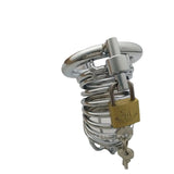 Male Chastity Device Bondage Penis Cage Stainless Steel Lockable Cock Ring Dildo Cage Sex Toys129