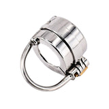 Mens Penis Ball Locking Chastity Device Male Spiked Ball Stretcher Stainless Steel Penis Bondage Metal Cock And Scrotum Rings