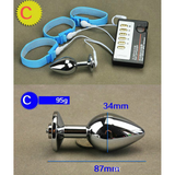 2023 New Kiwi Extension Bdsm Electric Shock with Penis Ring Anal Plug Home Therapy Equipment for Penis Sex Toys