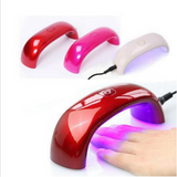 Mini USB 9W 3 LED UV Nail Dryer Curing Lamp Machine Gel Nail Polish Powerful Light Nails Facial Tools200