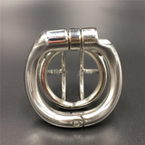 Stainless Steel Small Male Chastity Devices Adult Cock Cage With Curve Cock Ring Sex Toys For Men Bondage Belt