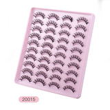 Russian Curly Eyelashes Thick Naturally Soft Delicate Hand Made Reusable Multilayer 3D Curled Fake Lashes Extensions Beauty Supply