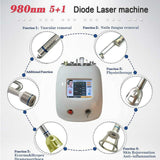 5 In 1 980Nm Vascular Removal Blood Vessel Removal Spider Vein Therapy Blood Spider Clearance Machine