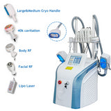 360 Cryolipolysis Fat Freezing Machine Cold Sculpting Body Contouring Cryo Lipo Laser Cavitation RF Slimming Equipment