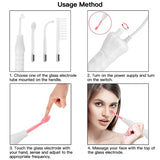 Portable Handheld Skin Tightening Wrinkles Remover Therapy Puffy Eyes Care High Frequency Facial Wand Acne Treatment