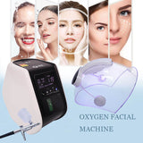 Oxygen Jet Anti Aging Mask Aqua Peel Solution Facial Lifting Device Led Photon Therapy Oxygen Jet Machine