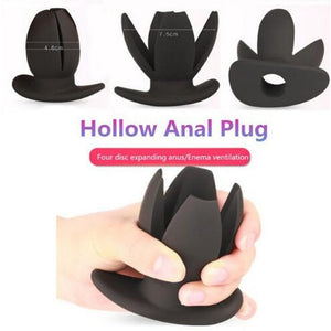 Unisex Flower Opening Hollow Anal Speculum Butt Plug Auns Vaginal Dilator Sex Toy for Couples Erotic Toys