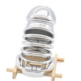 2023 Chastity Devices FRRK Metal Chastity Cage 37mm Large Erect Denial Cock Lock Device BDSM Kinky Sex Toys for Male Prison Bird Bondage Penis Belts Ce