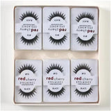 5pair /set RED CHERRY False Eyelashes Natural Long Eye Lashes Extension Makeup Professional Faux Eyelash Winged Fake Wispies