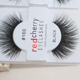 5pair /set RED CHERRY False Eyelashes Natural Long Eye Lashes Extension Makeup Professional Faux Eyelash Winged Fake Wispies