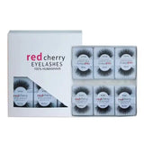 5pair /set RED CHERRY False Eyelashes Natural Long Eye Lashes Extension Makeup Professional Faux Eyelash Winged Fake Wispies