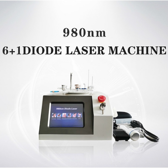 6 In 1 980Nm Laser Diode Vascular Therapy All Kinds Of Telangiectasia Removal Varicose Veins Removal