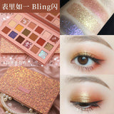 Eyeshadow Palette 18 Colors Metallic Glitter Matte Pigmented Eye Shadow Powder Make Up Products Easy To Wear