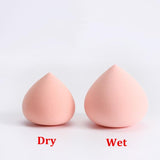 Cherry Peach Soft Sponge Foundation Cosmetic Puff Wet Dry Use Beauty Makeup Blender High Elastic Powder Tool 20 pcs