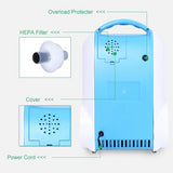 Multi-Functional Beauty Equipment Coxtod Home Use Air Purifier With 30-90% Purity Home Care Oxygene Machine