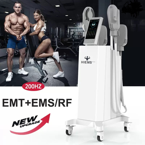 Latest EMSlim Ems Muscle Stimulator Body Slimming Machine Fitness Fat Burning Device 135Hz High Efficiency Salon Use