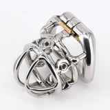 New Arrival Chastity Devices Male Chastity Spikes Stainless Steel Spiked Cock Cage Penis Locking for Men Bondage Rings with 6 Screws