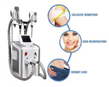 4 IN 1 cryolipolysis fat freeze slimming body sculpting 2 cryo handles 40K cavitation RF salon