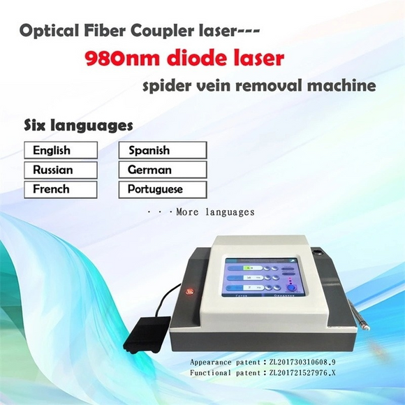 4 In 1 980Nm Diode Laser Blood Vessels Removal / Nail Fungus Removal / Body Physical Therapy