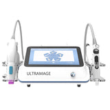 Newest Skin Tightening Ultramage Combined With 4 Handles 9D Hifu +Fractional Rf+ Lipo Hifu+ Mesogun No Needles