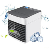 Household Mini Air Conditioner Usb Personal Space Cooler Portable 7 Color Led Air Cooler Lcd Digital Display Desktop Fan Ce