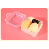 Sponges, Applicators & Cotton 3Pcs/Set New Arrival Mushroom Head Beauty Egg Set Gourd Puff Box 2 In 1 Wet And Dry Makeup Cosmestic Tools