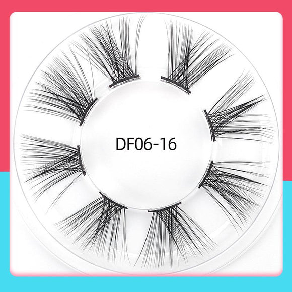 Diy Eyelash Extension Segmented Eyelashes Individual Lash Pre-Cut Segment Silk 3D Lashes Make Up