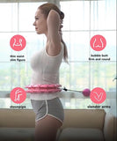 Gym Fitness Slimming Hoop Training Bodybuilding Thin Waist Abdomen Fat-Burning Weight-Losing Belly Massage Sports