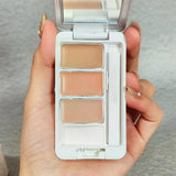 3 Colors Concealer Palette Creative Concealer Makeup Foundation Contour Cream 4.5g