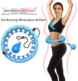 Gym Fitness Slimming Hoop Training Bodybuilding Thin Waist Abdomen Fat-Burning Weight-Losing Belly Massage Sports