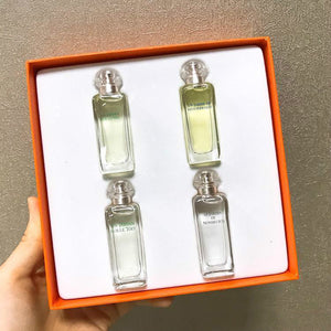 neutral perfume set 7.5ml four pieces samples for gift aromatic floral fruity citrus highesr quality free postage quick delivery