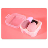 Sponges, Applicators & Cotton 3Pcs/Set New Arrival Mushroom Head Beauty Egg Set Gourd Puff Box 2 In 1 Wet And Dry Makeup Cosmestic Tools