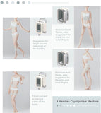 2021 High Quality 4 Handles machine Slimming Cavitation Machine Fat Reduction Machine CE/DHL